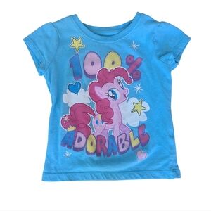 5/$15 Girl's Kids T-Shirt My Little Pony- Pink & Blue- Size 3T